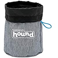 Outward Hound Dog Treat N Ball Bag - Gray - BowWowAgility