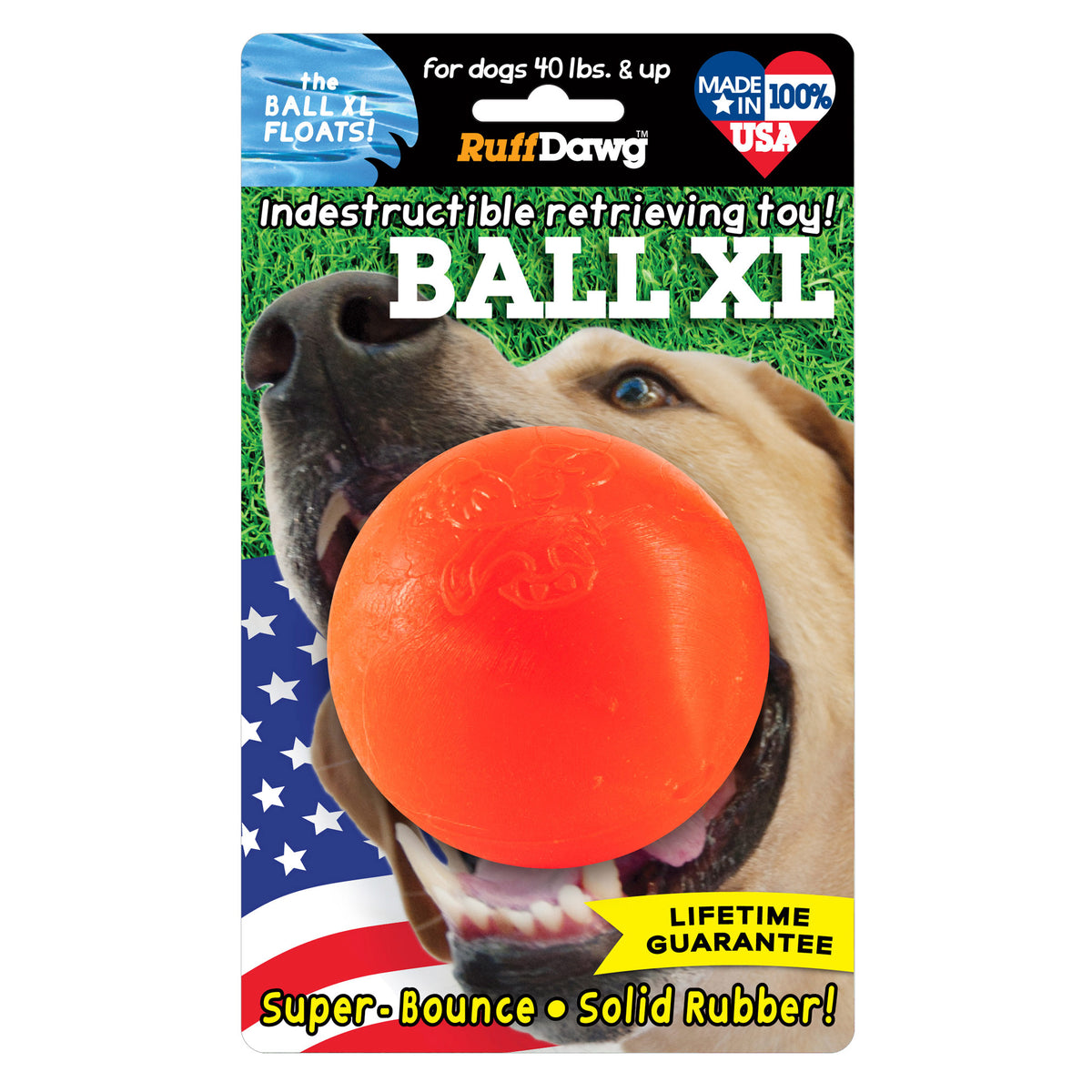 Ruff Dawg Indestructible Ball Dog Toy - Extra Large